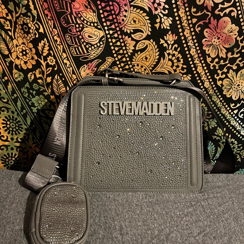 Steve Madden Gray Crossbody Bag